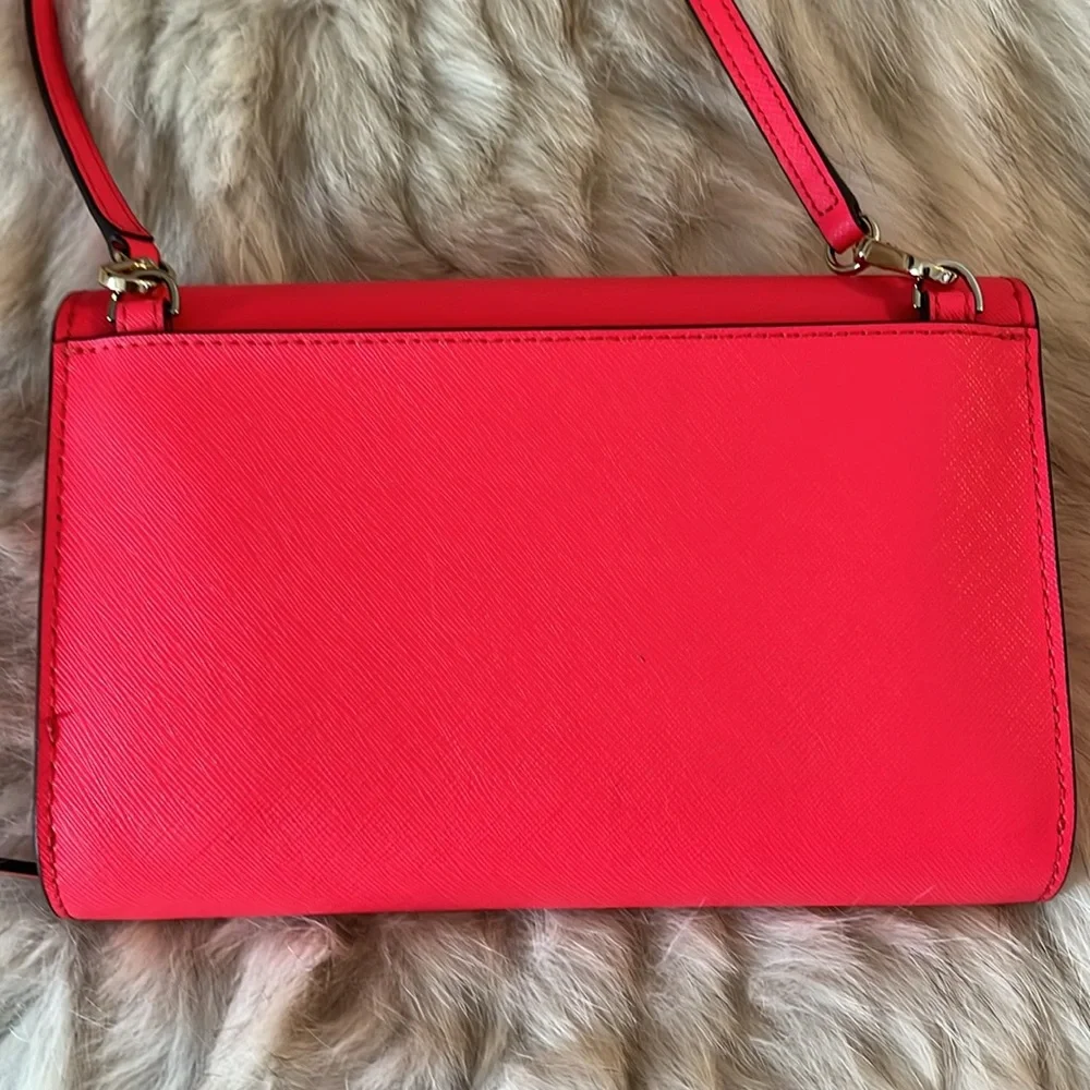 KATE SPADE Hot Pink Leather Crossbody